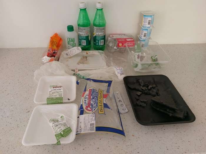 my plastic waste for a week