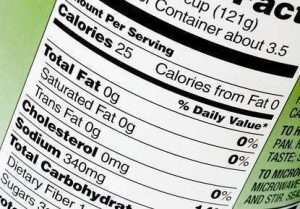 ingredients list dietary fiber