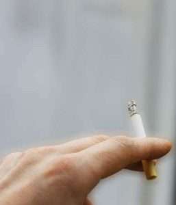 cigarettes - not ecofriendly daily routine