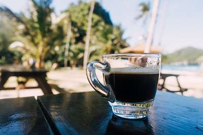 I drink coffee daily
