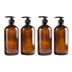 eco-friendly products - small - glass bottles with pump 