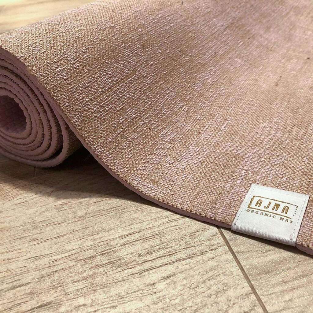jute yoga mat with label amazon